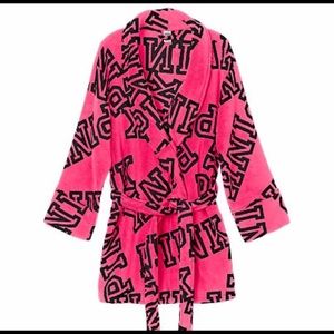 SOLD Vs pink robe & slippers